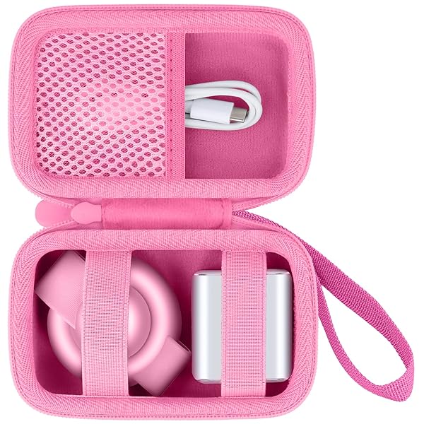 Anker MagGo Wireless Charging Station (3-in-1, Foldable Pad) Qi2対応 マグネット式 3-in-1 ワイヤレス充電ステーション収納ケース，ピンク（ケースのみ）‐