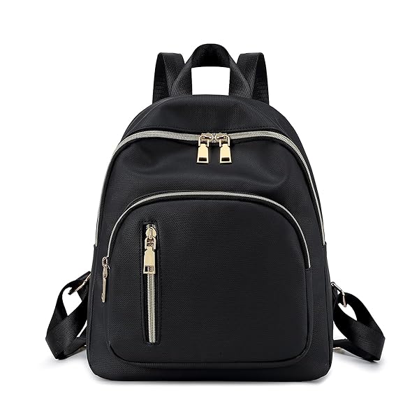 リュック レディース ナイロン防水 盗難防止 2way 軽量 大容量 リュックサック小物収納 miniリュック 背面ファスナー マザーズバッグ かわいい おしゃれ通学 通勤 旅行 デイパック ブラック