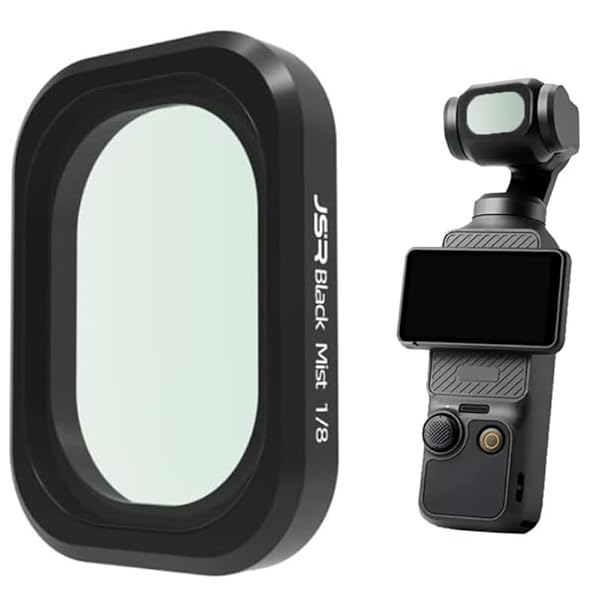 Osmo Pocket 3 フィルターDJI Pocket 3 対応 Black Mist 1/8 ブラックミストフィルター 軽量 防水防汚