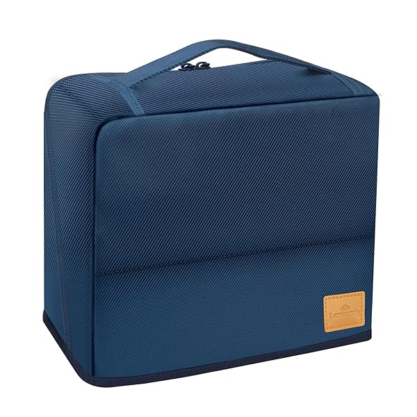 化粧ポーチ メンズ: 自立型 洗面用具 ポーチ 大容量 旅行 ポーチ トラベルポーチ 防水 トイレタリーバッグ 旅行 出張 - ネイビー