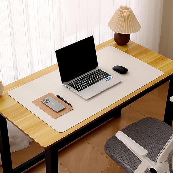 デスクマット マウス対応 両面PUデスクマット、大型マウスパッド 40*80cm 厚さ2mm レザー デスクパッド 防水キーボードマット 滑り止め 防油 断熱 お手入れ簡単 カスタマイズ可能な寸法