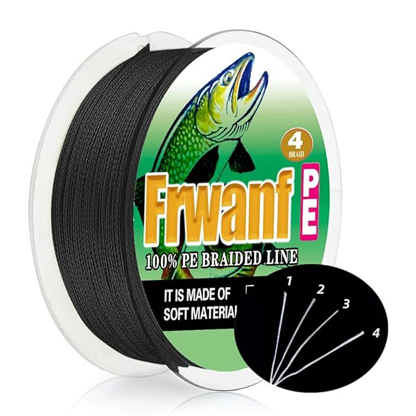 ライン 釣り糸 X4 150m 単色 マルチカラー 4本編み【0.4号~7号 各号選択可】4編 ブラック