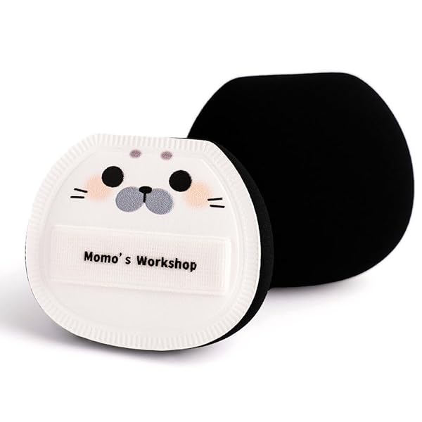 メイクアップスポンジ 高反発 化粧パフ ファンデーション リキッド用 多機能 エアパフ 希釈粉末能力が高い メイクスポンジ パフ 乾湿両用 収納ケース付き ふんわり,1個