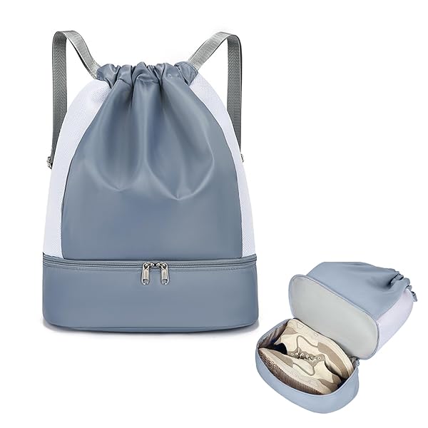 プールバッグ 女の子 男の子 小学生 ナップサック 水泳 バッグ 防水 軽量 アウトドア 乾湿分離 大容量 巾着袋 リュック スポーツバッグ 男女兼用 水泳 運動 部活動 旅行 修学旅行 ビーチ遊び シンプル スイミングバッグ