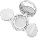 空のエアクッションケース コスメ詰替え容器 BBクリーム リキッドファンデーション エアクッションボックス ポータブルエアクッションパフボックス スポンジパフ付...