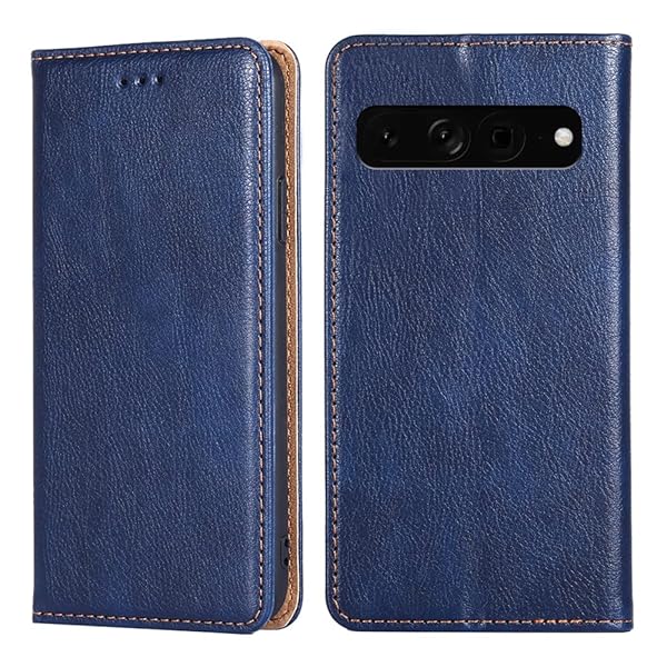 for Google Pixel 7 Pro ケース 手帳型 for グーグル ピクセル7 プロ カバー 上品 高級PUレザー 横置きスタンド機能 カード収納 2枚 人気 マグネット搭載 耐衝撃 全面保護 シンプルカバー 便利 ハンドメイド 高質感