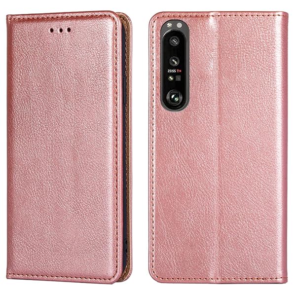 for Xperia 1 III ケース 手帳型 1 III SOG03/SO-51B カバー 上品 高級PUレザー 横置きスタンド機能 カード収納 2枚 人気 マグネット搭載 耐衝撃 全面保護 シンプルカバー 便利 ハンドメイド 高質感皮革 おし