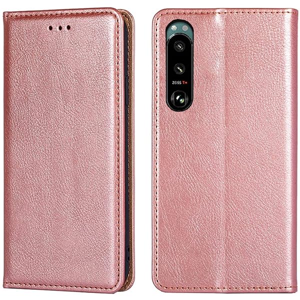 for Xperia 5 III ケース 手帳型 5 iii SO-53B SOG05 カバー 財布型 上品 高級PUレザー 横置きスタンド機能 カード収納 2枚 人気 マグネット搭載 耐衝撃 全面保護 シンプルカバー 便利 ハンドメイド 高質感皮