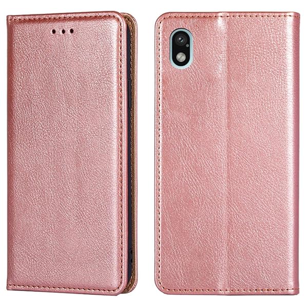 for Xperia Ace III ケース 手帳型 Ace iii ケース SO-53C SOG08 A203SO カバー 財布型 上品 高級PUレザー 横置きスタンド機能 カード収納 2枚 人気 マグネット搭載 耐衝撃 全面保護 シンプルカバー