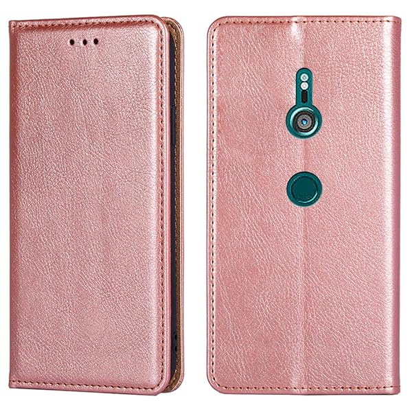 for Xperia XZ3 ケース 手帳型 XZ3 SO-01L/SOV39/801SO カバー 上品 高級PUレザー 横置きスタンド機能 カード収納 2枚 人気 マグネット搭載 耐衝撃 全面保護 シンプルカバー 便利 ハンドメイド 高質感皮革