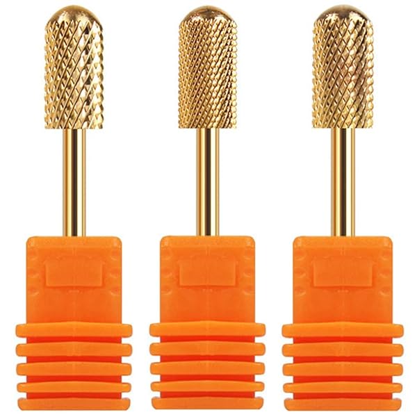 ネイルアート ドリルビット 強力なネイルグラインドヘッドバレル カーバイド ビット 全3サイズ F（微研..