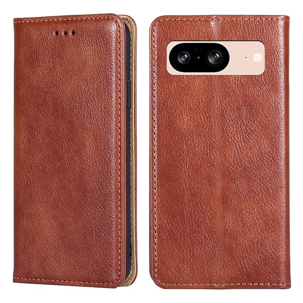 for Google Pixel 8 ケース 手帳型 for グーグル ピクセル 8 カバー 上品 高級PUレザー 横置きスタンド機能 カード収納 2枚 人気 マグネット搭載 耐衝撃 全面保護 シンプルカバー 便利 ハンドメイド 高質感皮革 おしゃ