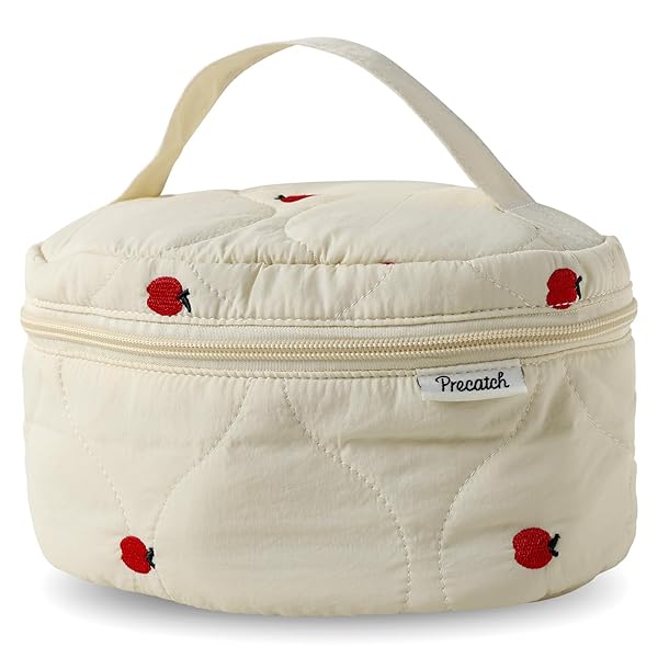 大容量 持ち運びに便利 大型化粧ポーチ 洗面用具 持ち手付きポーチ 立体 コスメボックス 旅行用化粧ポ..