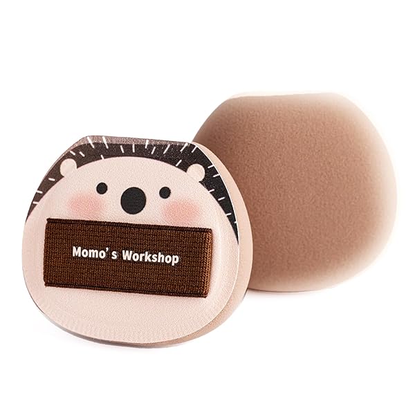 メイクアップスポンジ 高反発 化粧パフ ファンデーション リキッド用 多機能 エアパフ 希釈粉末能力が高い メイクスポンジ パフ 乾湿両用 収納ケース付き ふんわり,1個