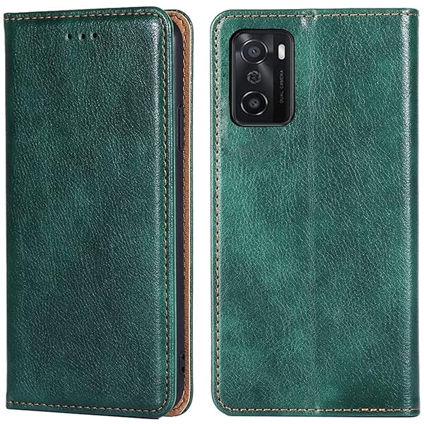 for OPPO A55S 5G ケース 手帳型 for オッポ A55S 5G カバー 上品 高級PUレザー 横置きスタンド機能 カード収納 2枚 人気 マグネット搭載 耐衝撃 全面保護 シンプルカバー 便利 ハンドメイド 高質感皮革 おしゃれ