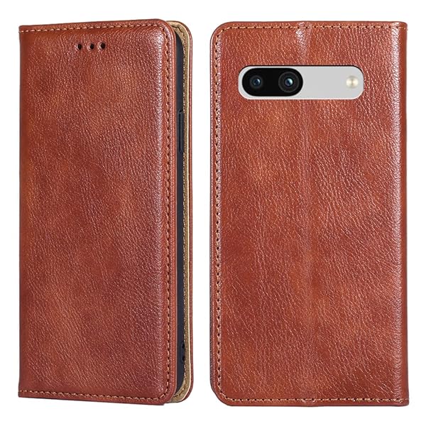 for Google Pixel 7A ケース 手帳型 for グーグル ピクセル7A カバー 上品 高級PUレザー 横置きスタンド機能 カード収納 2枚 人気 マグネット搭載 耐衝撃 全面保護 シンプルカバー 便利 ハンドメイド 高質感皮革 おし