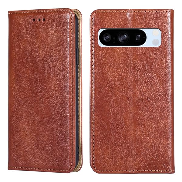 for Google Pixel 8 Pro ケース 手帳型 for グーグル ピクセル 8 プロ カバー 上品 高級PUレザー 横置きスタンド機能 カード収納 2枚 人気 マグネット搭載 耐衝撃 全面保護 シンプルカバー 便利 ハンドメイド 高質