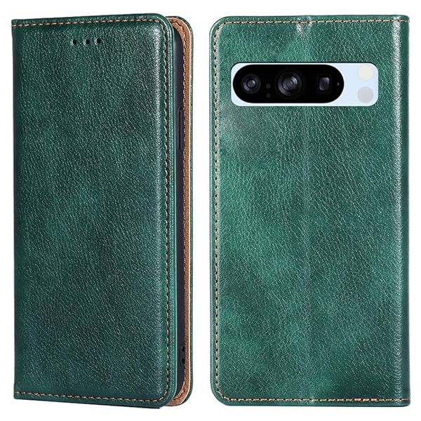 for Google Pixel 8 Pro ケース 手帳型 for グーグル ピクセル 8 プロ カバー 上品 高級PUレザー 横置きスタンド機能 カード収納 2枚 人気 マグネット搭載 耐衝撃 全面保護 シンプルカバー 便利 ハンドメイド 高質