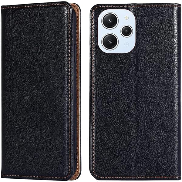 for Xiaomi for Redmi 12 5G ケース 手帳型 forシャオミ for レッドミー12 5G カバー 上品 高級PUレザー 横置きスタンド機能 カード収納 2枚 人気 マグネット搭載 耐衝撃 全面保護 シンプルカバー 便利 ハ