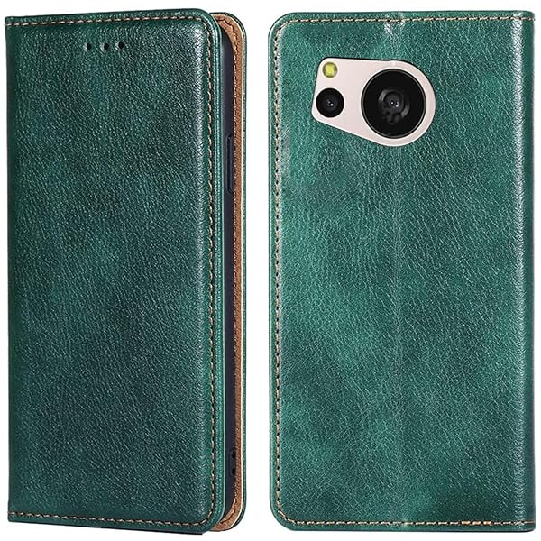 for AQUOS Sense 8 ケース 手帳型 for アクオス センス8 SH-54D/SHG11 カバー 上品 高級PUレザー 横置きスタンド機能 カード収納 2枚 人気 マグネット搭載 耐衝撃 全面保護 シンプルカバー 便利 ハンドメイド