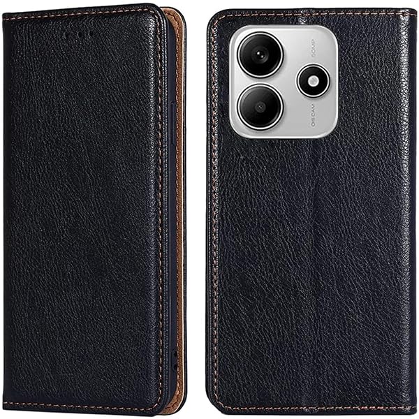 For Poco M7 Pro ケース 手帳型 forシャオミpoco m7プロ カバー 上品 高級PUレザー 横置きスタンド機能 カード収納 2枚 人気 マグネット搭載 耐衝撃 全面保護 シンプルカバー 便利 ハンドメイド 高質感皮革 おしゃれ