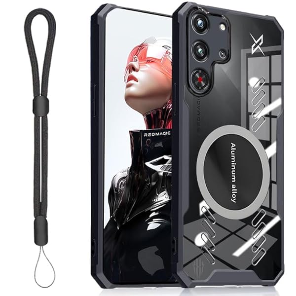 For REDMAGIC 10s Pro ケース Magsafe対応 ゲーミングクーリングケース グラフェン放熱設計 アクリル防衝撃保護カバー 軍規格防