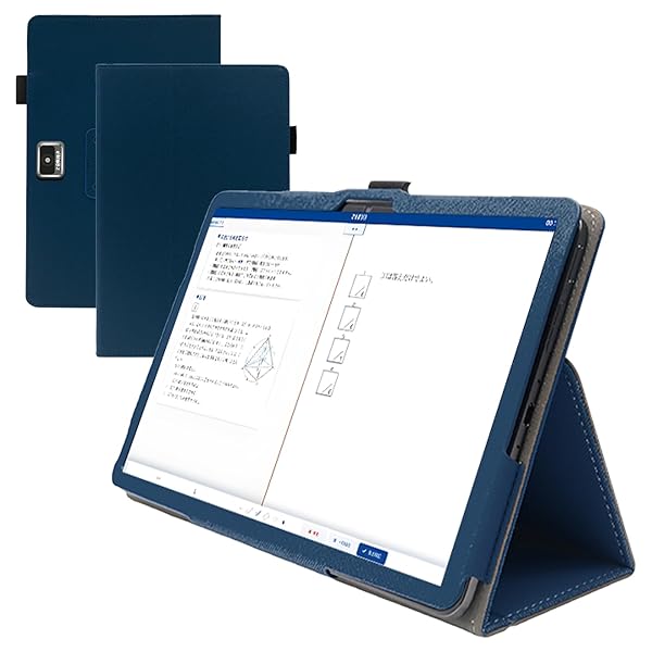For Z会 第2世代 ケース Z-KAI 第2世代 Z0IC1 専用 保護ケース 高級PU レザー 全面保護 調節可能 衝突防止 防水防汚 薄型軽量 良い手触り 長持ち スタンド機能付き (ブルー)