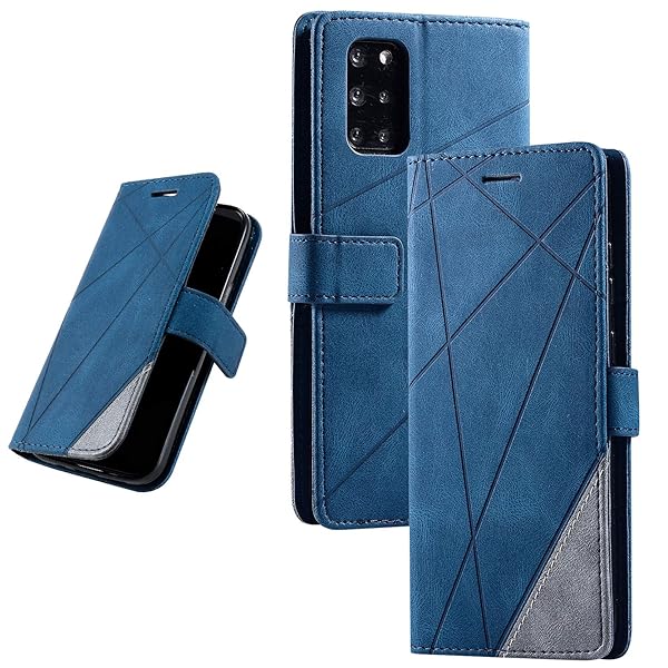 UnivoColors Galaxy S20 Plus/S20 Plus 5G手帳型ケース 対応 ギャラクシー 財布型カバー カード収納 ストラップ付き スタンド機能 マグネット開閉 軽量TPU 横置き機能 スマホケース 防指紋 レンズ保護 落下防止