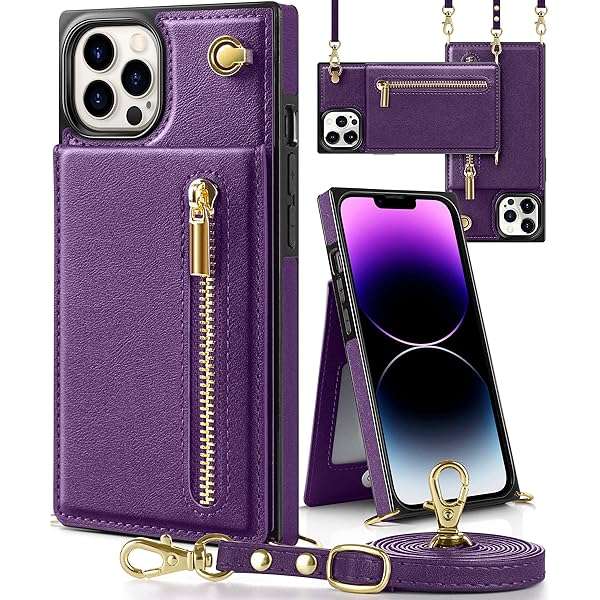 iphone 14 Pro ケース手帳型 iphone 14 Pro スマホ ケース 財布型 iPhone 14 Pro 適用 携帯ケース 肩掛け 首かけ 斜めがけ ショルダー アイフォン14 Proケース手帳型 背面 カード収納 ストラップ付き 上