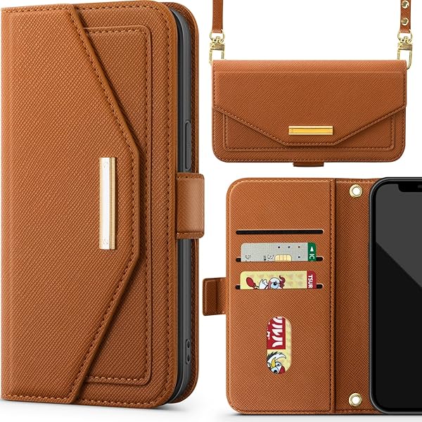 iPhone 12/iPhone 12 Pro 用 ケース 手帳型 ショルダー スマホケース いphone12/12 pro 携帯ケース 肩掛け 斜めがけ アイフォン12/12 プロ カバー 財布型 あいふおん12/12pro カード収納 小銭入れ