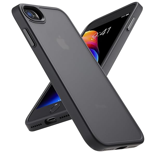 iPhone se 2 se3 8 7 用 ケース 第2世代 第3世代 耐衝撃 滑り止め 指紋防止 米軍MIL規格 マット仕上げ ストラップホール付き SGS認証 黄変防止 耐久性 カバー ワイヤレス充電対応 アイフォン いphone se3 用 4