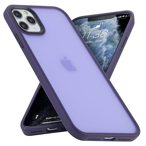 iPhone 11 Pro max 用 ケース 耐衝撃 滑り止め 指紋防止 米軍MIL規格 マット仕上げ ストラップホール付き SGS認証 黄変防止 耐久性 カバー ワイヤレス充電対応 アイフォン 11 Pro max 用 6.5 インチ ケース パ