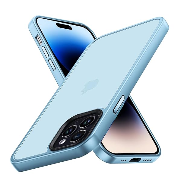 iPhone 14 Pro max 用 ケース 耐衝撃 滑り止め 指紋防止 米軍MIL規格 マット仕上げ ストラップホール付き SGS認証 黄変防止 耐久性 カバー ワイヤレス充電対応 アイフォン 14 Pro max 用 6.7 インチ ケース ラ