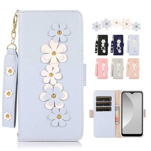 Arrows We ケース 手帳型 ストラップ付き au FCG01 docomo F-51B Softbank A101FC ArrowsWe スマホケース アローズ we カバー 富士通 Fujitsu Arrows アローズWe 手帳型ケース