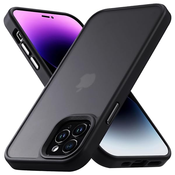 iPhone 12 Pro Max 用 ケース 耐衝撃 滑り止め 指紋防止 米軍MIL規格 マット仕上げ ストラップホール付き SGS認証 黄変防止 耐久性 カバー ワイヤレス充電対応 アイフォン いphone 12 Pro Max 用 6.7 イン