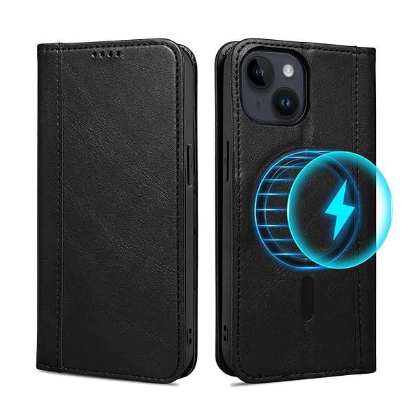 iPhone 15 用 ケース 手帳型 MagSafe対応 iPhone15 用 手帳型ケース アイフォン15 用 ケース カード収納 スタンド機能 全面保護 衝撃吸収 スマホケース MagSafe 対応 内蔵マグネット 財布型 アイホン15 用