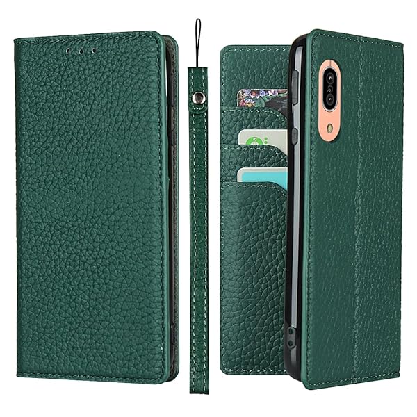 AQUOS Sense3 ケース AQUOSセンス3 ケース SH-02M ケース 手帳型 本革 ストラップ au SHV45 SHV48 耐衝撃 SH-RM12 カバー SH-M12 docomo シャープ Sharp アクオス センス3/3lit