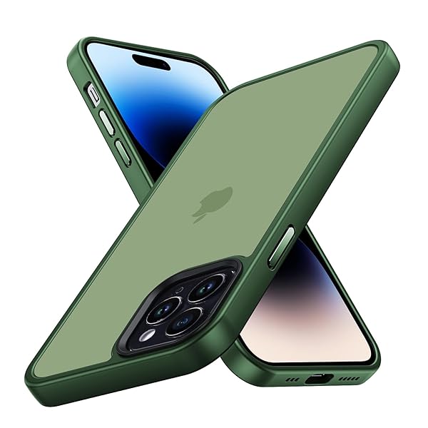 iPhone 14 Pro max 用 ケース 耐衝撃 滑り止め 指紋防止 米軍MIL規格 マット仕上げ ストラップホール付き SGS認証 黄変防止 耐久性 カバー ワイヤレス充電対応 アイフォン 14 Pro max 用 6.7 インチ ケース ミ