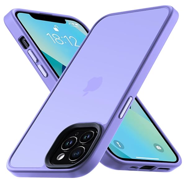 iPhone 13 Pro Max 用 ケース 耐衝撃 滑り止め 指紋防止 米軍MIL規格 マット仕上げ ストラップホール付き SGS認証 黄変防止 耐久性 カバー ワイヤレス充電対応 アイフォン いphone 13 Pro Max 用 6.7 イン