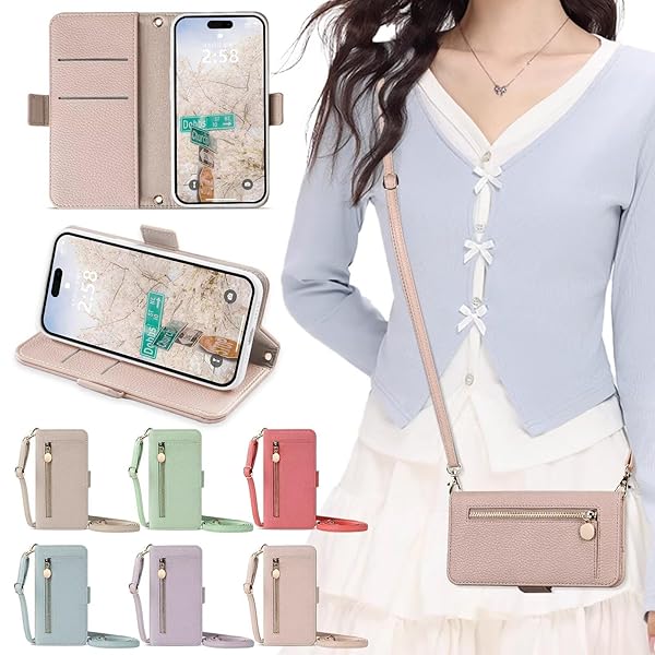 iPhone16PRO 手帳型ケースショルダー スマホケース iPhone16プロ 可愛い 肩掛け 斜め掛けショルダー アイフォン 16PRO ケース手帳型 おしゃれ カード収納 かわいい 首掛けショルダー アイフォン 16Pro スマホケース シン