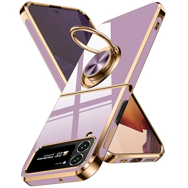 対応Galaxy Z Flip3 5G 用のケース リング SC-54B SCG12 耐衝撃 TPU 薄型 軽量 さらさら肌触り ストラップホール付き カバー サムスン ギャラクシー z flip3 5g 用のケース 米軍MIL規格取得 衝撃吸収 車