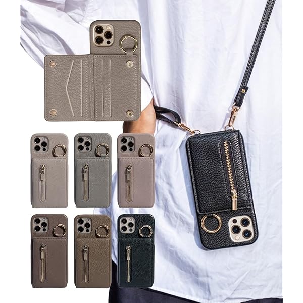 スマホケース ショルダー iphone se2 第2世代 iphonese3 第3世代 iphone7 iphone8 スマホ ショルダー 携帯ケース ストラップ付き 背面カード収納 リング付き マグネットホック 付き 背面手帳型 ケース レザー シ