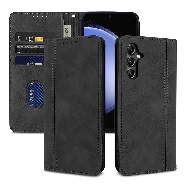 Rakuten - FOR galaxy s23 fe ケース galaxy s23 fe scg24 ケース 手帳型 防塵 耐衝撃 軽量 携帯カバー マグネット式 スタンド機能 全面保護 手作り カード収納 360度保護 滑り止め 指紋防止 ストラップ付き 耐久性 落