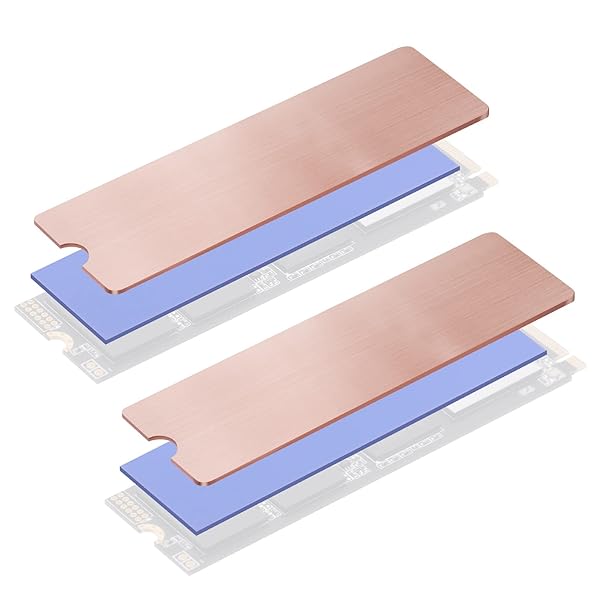 m2 ヒートシンク 銅 薄型 ヒートシンク デスクトップ ラップトップ 用 m2 ssd ヒートシンク 【2セット】ブランド色銅モデル商品説明【商品概要】【2280 NVMe m2 SSD用ヒートシンク】2280mm NVMe m2 SSDと互換できる m2 ヒートシンクです。2セット包装で、長くご使用頂けます。【薄型設計】あまりスペースのないラップトップ、デスクトップ向けに設計する銅 m2 ヒートシンク。厚さ 最小15mmしか増加しないまで抑えることができ、より多いノートパソコンに適します。【高品質銅】100%銅材質、厚さ1mmコンパクトな銅板ですが、アルミ制よりよい放熱効果を持ちますので、高性能SSDの熱暴走としてよい対策。【簡単に取り付け】厚さ05mm/1mm 2種類のサーマルパッド、また固定用にシリコンバンド、耐高温テープ 2種類もあり、実際のスペースにより、ご選択できます。【パッケージ内容】M2 SSD銅ヒートシンク*2枚、サーマルパッド（厚さ1mm/05mm）其々2枚、固定用シリコンバンド*6個、固定用耐高温テープ*6枚、クリーニングセット*1ペア、ドライバー*1、説明書。【商品説明】商品名：ノートパソコン用 m2 ヒートシンク 銅 薄型 対応可能SSD：2280mm M2 SSD 銅板の寸法：75mm*22mm*1mm 製品の特徴： 超薄型デザイン、ラップトップ、デスクトップ向けにm2 ヒートシンク 純銅制、優れた放熱性能 厚さ 最小15mmしか増加しないまで抑えることができ、より多いノートパソコンに適する ご自身のスペースにより、違い厚さの部品を其々2種類を用意する 製品リスト: M2 SSD銅ヒートシンク*2枚 サーマルパッド（厚さ1mm）*2枚 サーマルパッド（厚さ05mm)*2枚 固定用シリコンバンド*6個 固定用耐高温テープ*6枚 クリーニングセット*1ペア ドライバー*1 説明書【商品詳細】商品種別：ヒートシンク商品名：m2 ヒートシンク 銅 薄型 ヒートシンク デスクトップ ラップトップ 用 m2 ssd ヒートシンク 【2セット】製造元：商品番号：HTM2SK-2P色：銅【当店からの連絡】