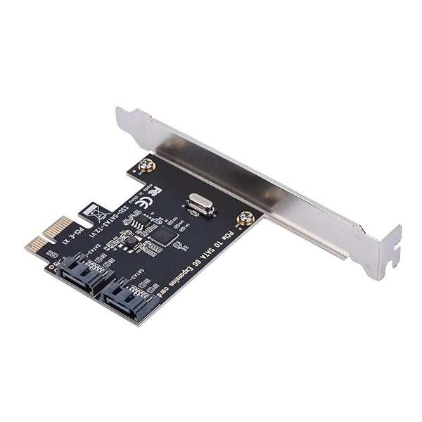 PCI-E SATAカード PCI-EカードPCI Express to SATA 30 2ポートSATA III 6Gbps拡張アダプタボード最大速度6GBPS