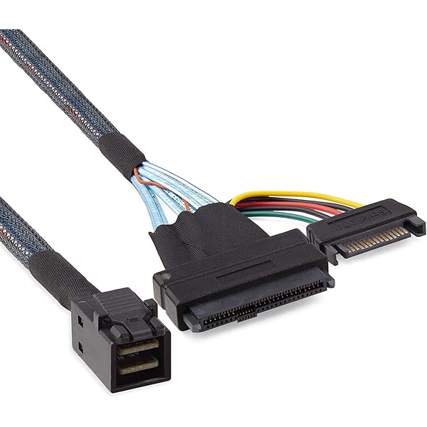 樂天商城 - 12G 内部 Mini SAS SFF-8643 to U2 SFF-8639 NVMe SSDケーブル、15ピン オスSATA電源コネクタ付き、PCIe 40、85