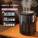 加湿器 卓上 小型 超音波式 usb 3L 大容量 おしゃれ アロマ 小夜灯 車載用 充電式 デスク用 アロマディフューザー 3段階の調節 上から給水 空焚き防...
