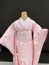 【受注生産】花嫁 ブライダル 色掛下&ワンタッチ作り帯セット 薄ピンク系