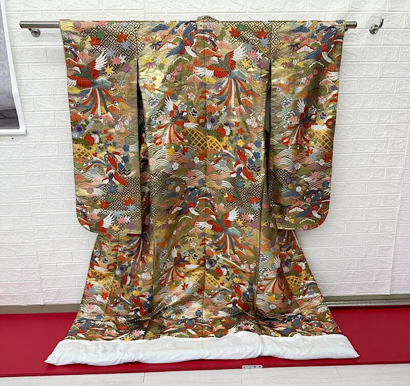 楽天市場】西陣織(種類(花嫁着物)色打掛)(和服|レディース 楽天市場】西陣織(種類(花嫁着物)色打掛)(和服|レディース