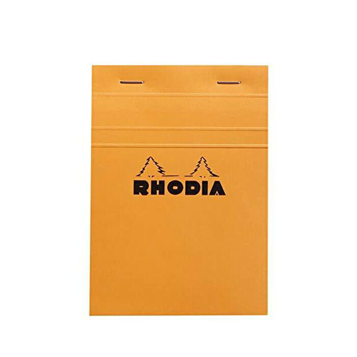 RHODIA ロディア メモ帳 メモ 方眼メモ ノート デザイン おしゃれ No.13 ブロックロディア A6サイズ 5mm方眼 オレンジ CF13200 手帳 仕事 ビジネス プライベート 文具 メモ用紙 ギフト プレゼント 携帯サイズ ポケットサイズ